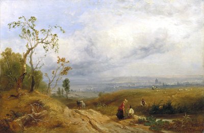 Uno Sguardo alla Metropoli da Hampstead Heath da James Baker Pyne