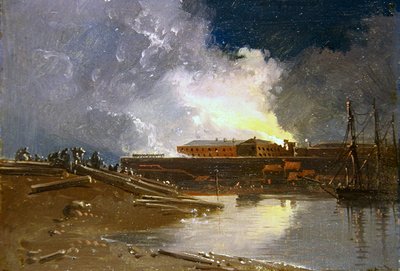 Bristol in fiamme da James Baker Pyne