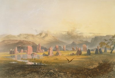 Cerchio di pietre di Castlerigg vicino a Keswick, da 