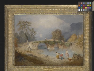 Schiarita per bel tempo, Beddgelert, Galles del Nord da James Baker Pyne