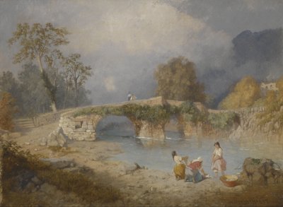 Schiarita per bel tempo, Beddgelert, Galles del Nord da James Baker Pyne
