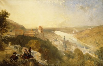 Heidelberg dalla Terrazza da James Baker Pyne