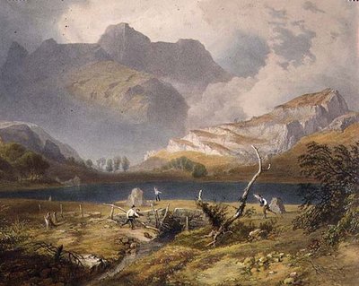 Langdale Pikes (dettaglio) da James Baker Pyne