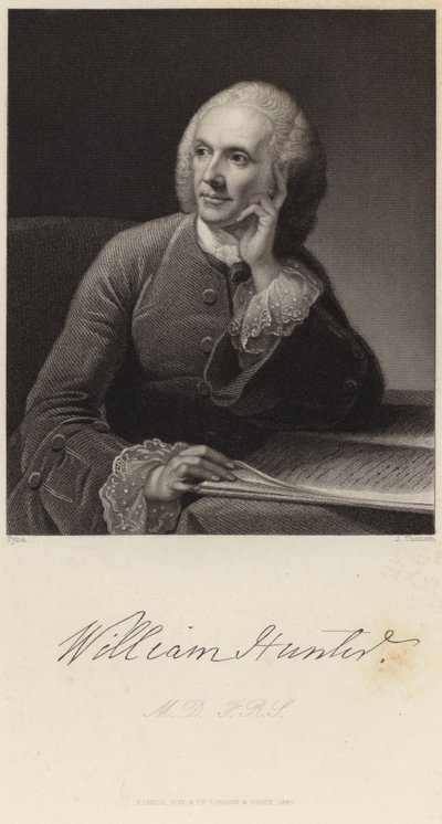 Ritratto di William Hunter da James Baker Pyne