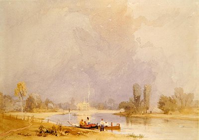 Syon House, sul Tamigi da James Baker Pyne