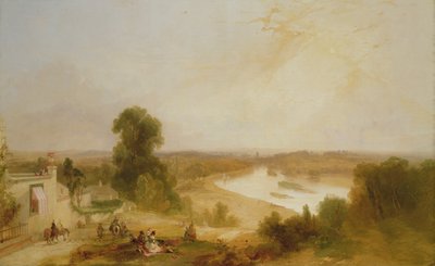 Veduta del fiume Tamigi da Richmond Hill, 1835 da James Baker Pyne