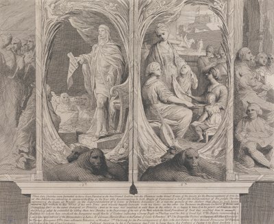 Sua Maestà Raccomanda una Legge (Progetti per le Pareti della Grande Sala della Società per l