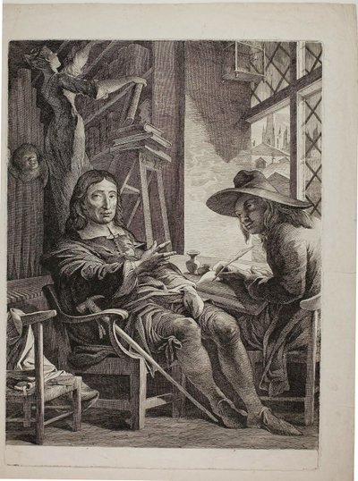 Milton che Ditta a Ellwood il Quacchero da James Barry