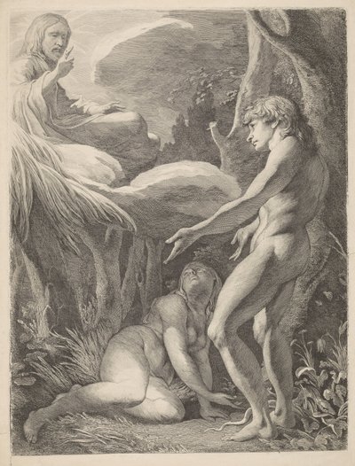 La scoperta di Adamo ed Eva da James Barry