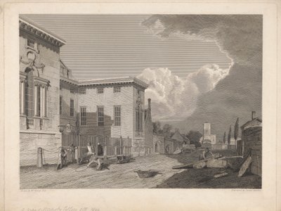 Una vista del Worcester College &c. da James Basire