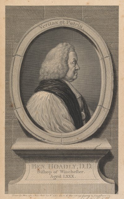 Benjamin Hoadly, Vescovo di Winchester da James Basire