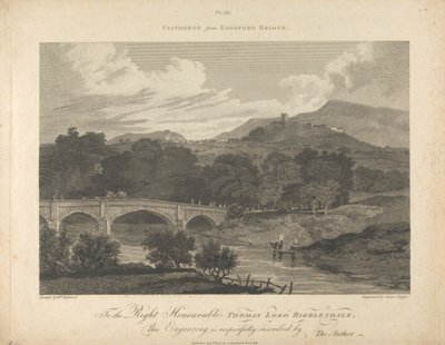 Clitheros dal ponte di Eadsford da James Basire