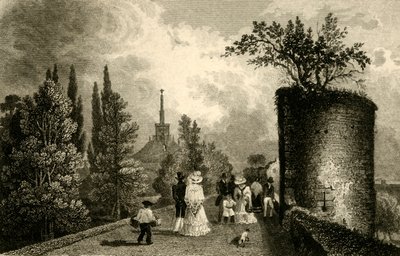 Danejohn Hill, Canterbury, Kent, 1829 da James Baylis Allen