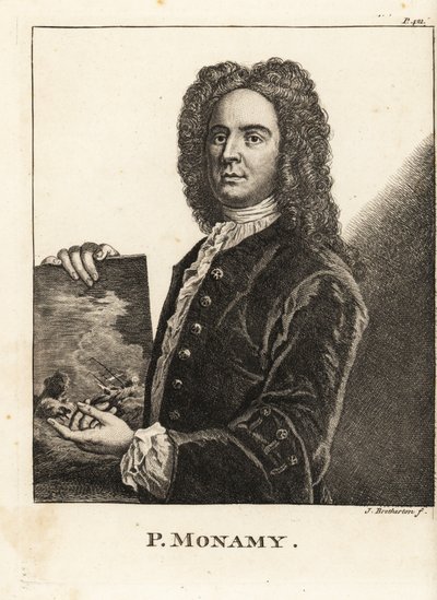 Ritratto di Peter Monamy, pittore marino inglese da James Bretherton