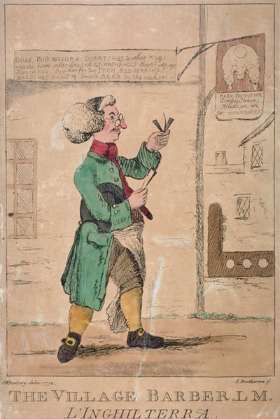 Il Barbiere del Villaggio da James Bretherton