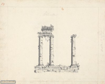 Tempio Ionico Ptolmeta da James Bruce