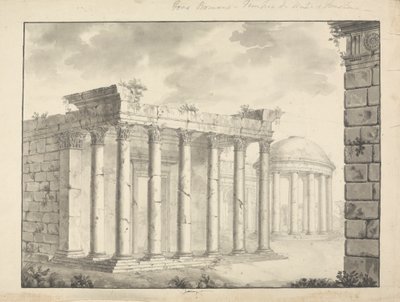 Tempio non identificato Faustana (?) da James Bruce