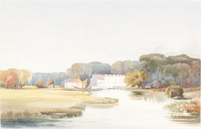 Mulino di Horstead sul Fiume Bure, Norfolk da James Bulwer
