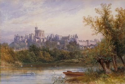 Vista del Castello di Windsor dal Tamigi da James Burrell Smith