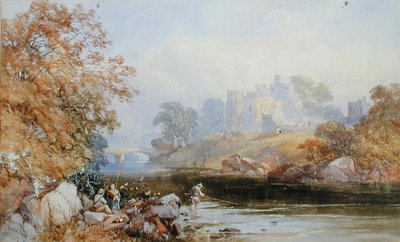 Castello di Brougham da James Burrell Smith