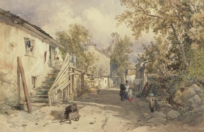 Villaggio di Bowness, Cumberland da James Burrell Smith