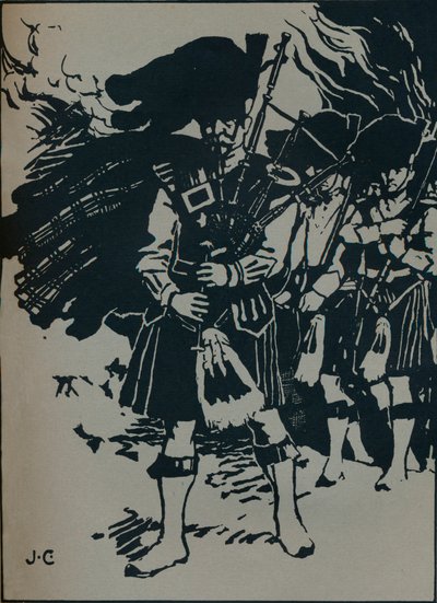 Illustrazione alla ballata di Riccardo Stephens, Il pifferaio dell
