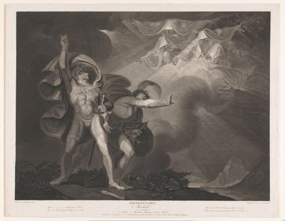 Tre streghe appaiono a Macbeth e Banquo da James Caldwall