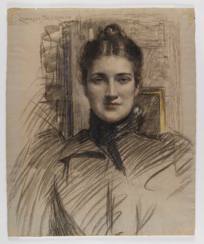Ritratto di Minnie Clark da James Carroll Beckwith