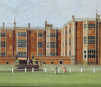Vista di Temple Newsam House, c.1750 (dettaglio) da James Chapman