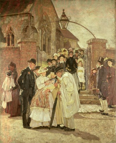 Domenica del battesimo (South Harting, Sussex) 1887 da James Charles
