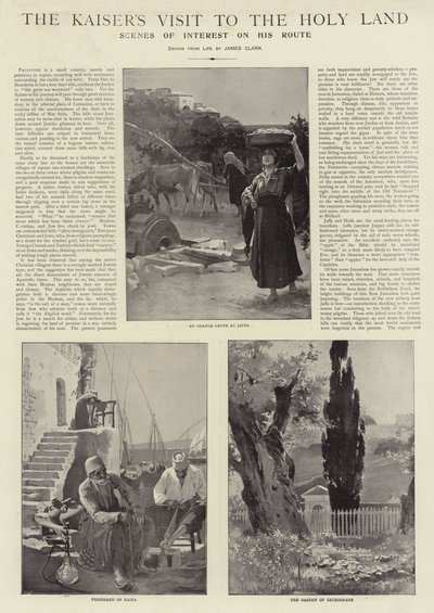 La Visita del Kaiser in Terra Santa da James Clark