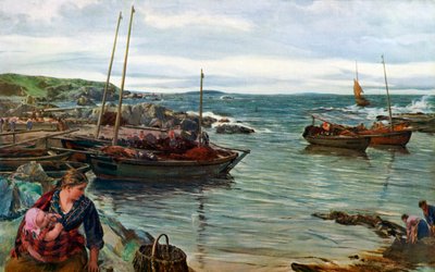 A casa con la marea, 1880 da James Clarke Hook