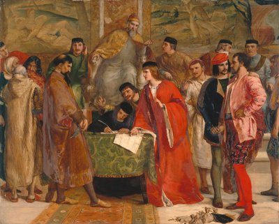 La sconfitta di Shylock da James Clarke Hook