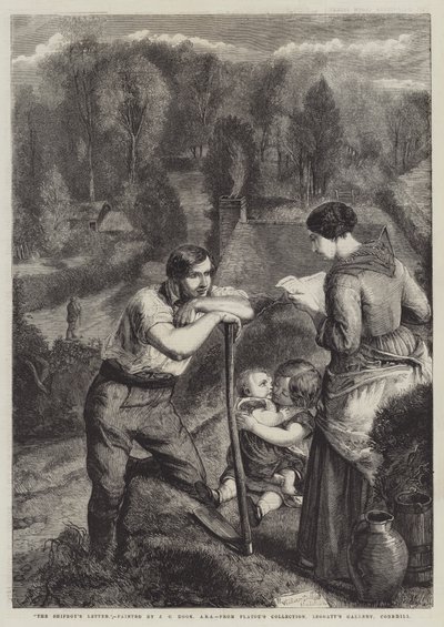 La lettera del mozzo da James Clarke Hook