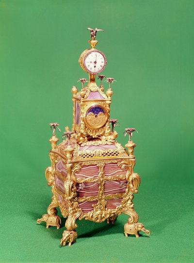 Orologio da tavolo musicale di Giorgio III, c.1766 da James Cox