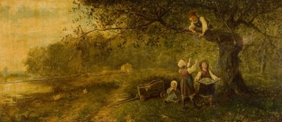 Raccolta di mele, fine XIX secolo da James Crawford Thom