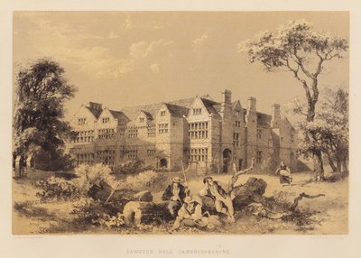 Sawston Hall, Cambridgeshire da James Dafforne