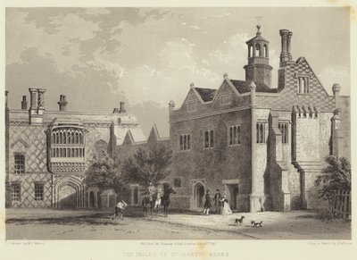 Il Priorato di St Osyth, Essex da James Dafforne