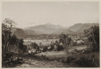 Mount Washington dalla Valle di Conway, dopo John F. Kensett, inciso da James Smillie, stampato da J. Dalton da James David Smillie