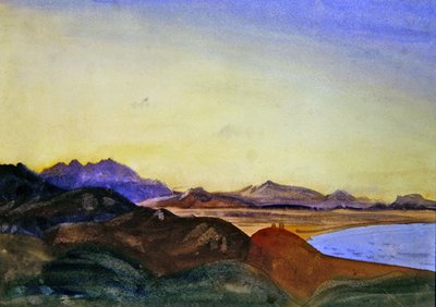 Collioure, Canigoure in lontananza da James Dickson Innes