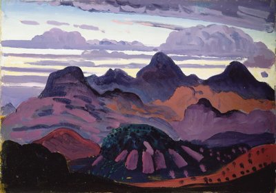 Crepuscolo profondo, Pirenei, c.1912-13 da James Dickson Innes