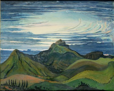 Tramonto sui Pirenei, c.1912-13 da James Dickson Innes