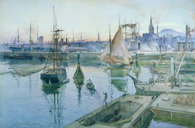 Dundee dal porto, 1888 da James Douglas