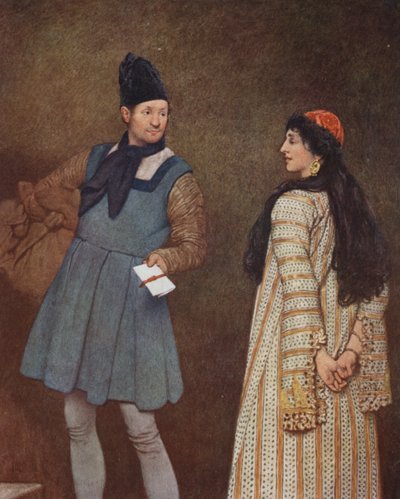 Il mercante di Venezia di Shakespeare: Jessica e Launcelot da James Dromgole Linton