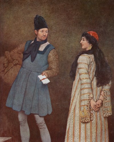Il mercante di Venezia di Shakespeare: Jessica e Launcelot da James Dromgole Linton