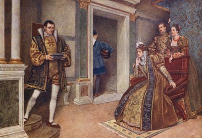 Il mercante di Venezia di Shakespeare: Portia, Bassanio, Nerissa e Gratiano da James Dromgole Linton