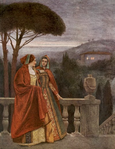 Il mercante di Venezia di Shakespeare: Portia e Nerissa da James Dromgole Linton
