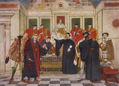 Il mercante di Venezia di Shakespeare: Shylock, Portia, Bassanio, Antonio, Gratiano e Nerissa da James Dromgole Linton