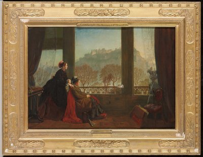 Ritratto della baronessa Burdett Coutts e della sua compagna Mrs. Brown, Edimburgo, 1874 da James Drummond
