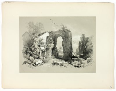 Aliscamps, W. Arles, da Selezioni Pittoresche da James Duffield Harding